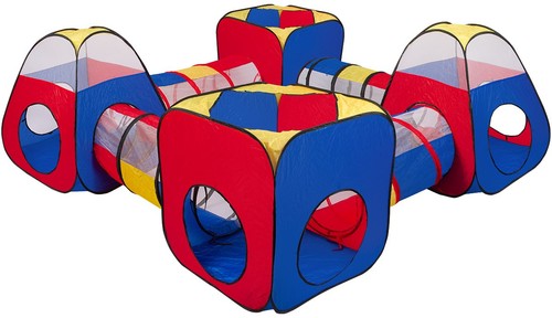 Kinder bunt zelt mit tunnel - kinder,