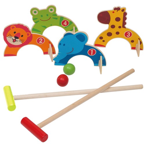 Krocket set holz - set, kinder