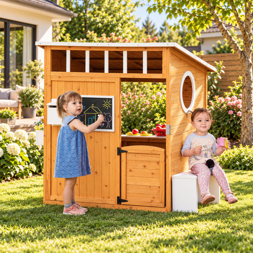 Kinderspielhaus holz - kinderspielhaus,
