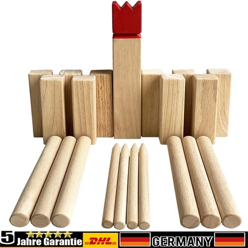 Wikinger spiel kubb - spiel, kubb-spiel-set