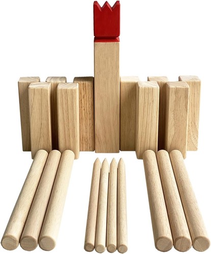 Wikinger spiel kubb - spiel, kubb-spiel-set