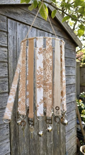 Stoff windspiel beige mix - windspiel,