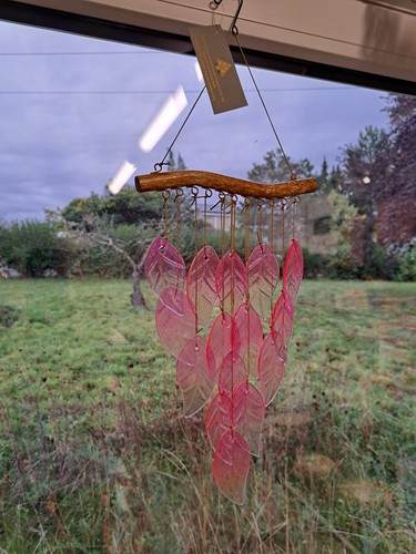 Windspiel blätter aus - windspiel,