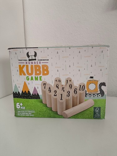 Number kubb game - kubb,