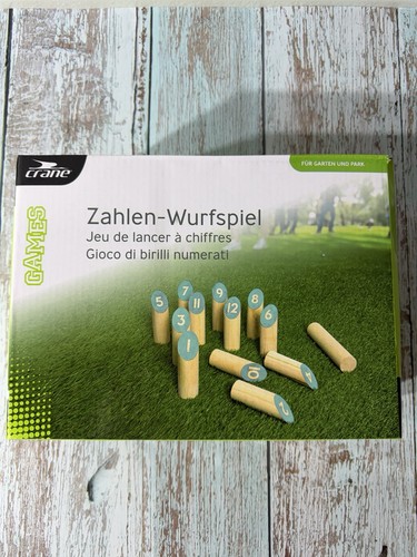 Holz kegelspiel zahlen - kegelspiel,
