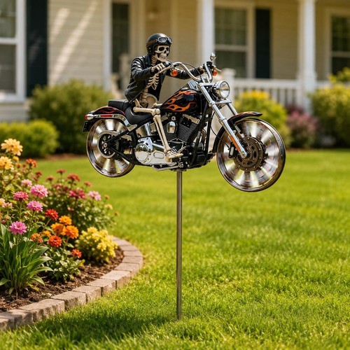 Windspiel motorrad metall - windspiel,