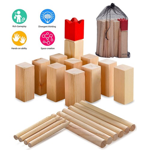 Kubb wurfspiel wikingerspiel - kubb,