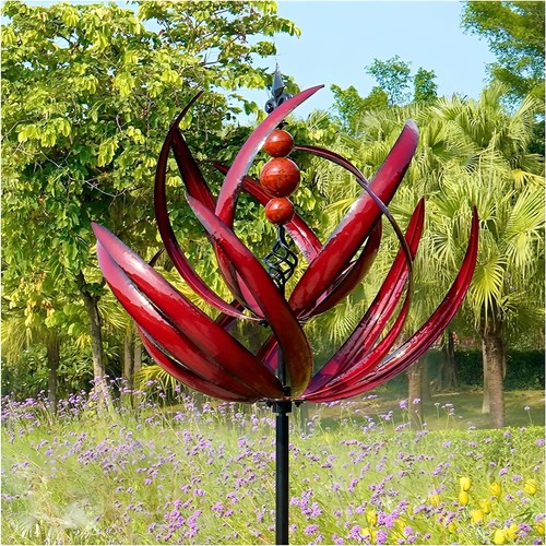 Windrad garten metall lotus - garten,