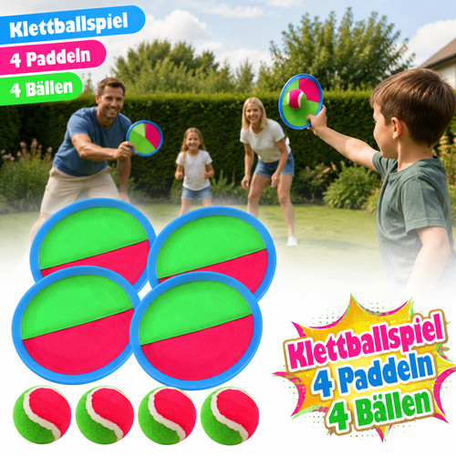Klettballspiel wasserdicht - 4x,