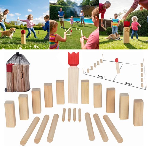Kubb wikinger wurfspiel - kubb,